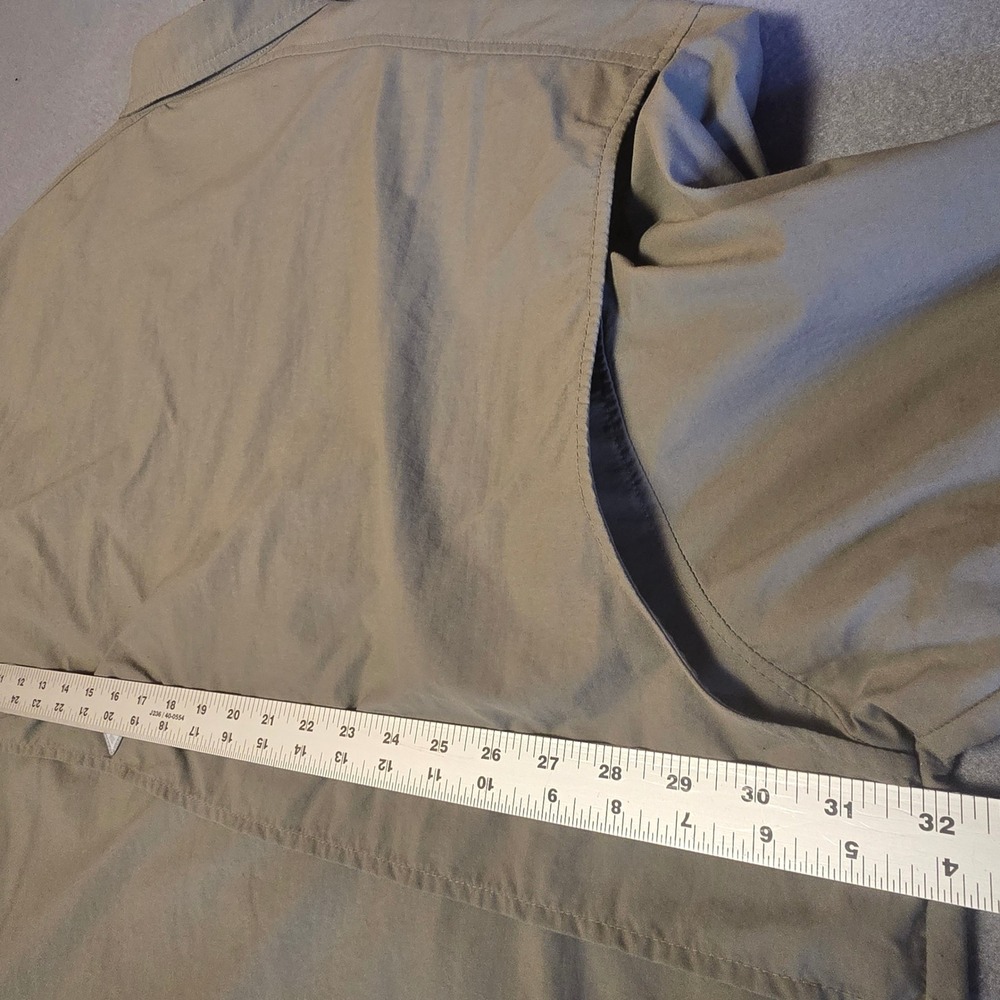Columbia PFG Bahama II Long Sleeve Fishing Shirt Tan Khaki UPF 30 Mens 3XL - Picture 9 of 16